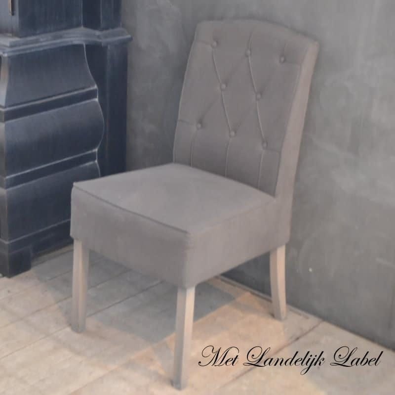Eettafelstoel Laura Met Knopen - Met Landelijk Label