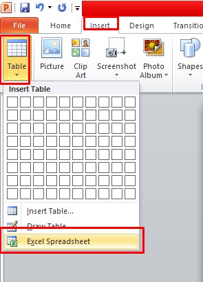 Cara Membuat Tabel di Power Point 2010 Mudah Lengkap Gambar