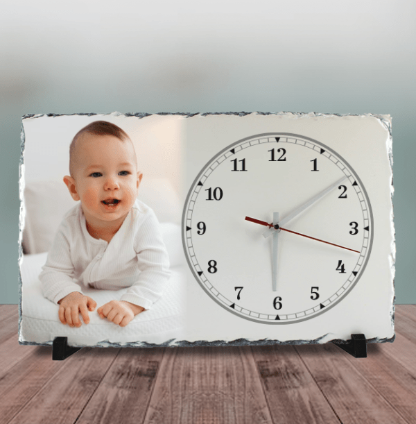 Clock Slate Meto Print