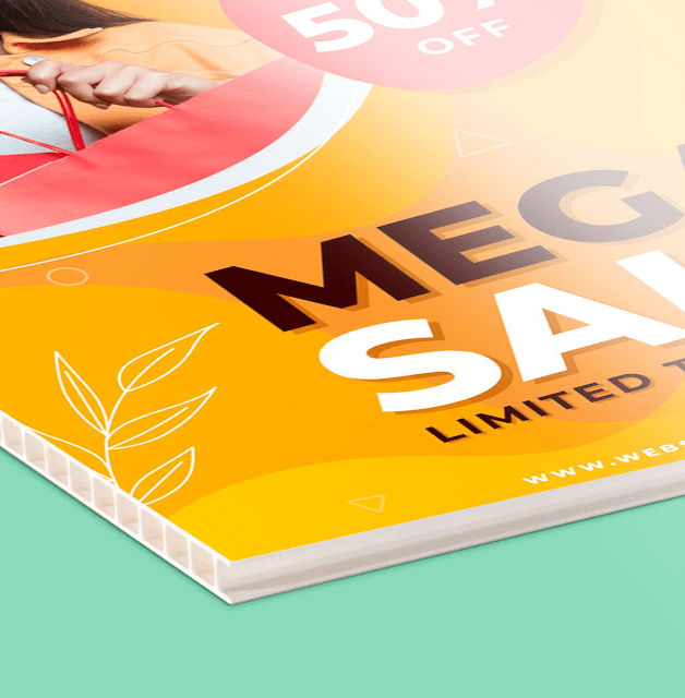 Correx (Fluted Board) Meto Print