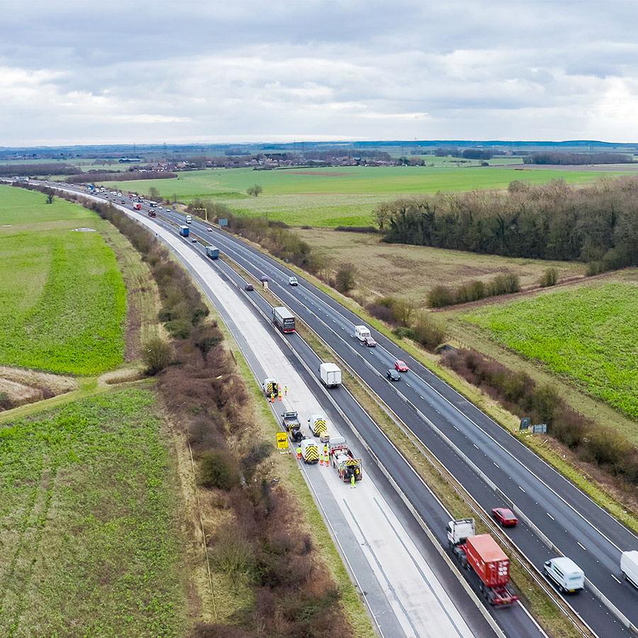 M180 Concrete Road Refurbishment » Metrail Construction Ltd.