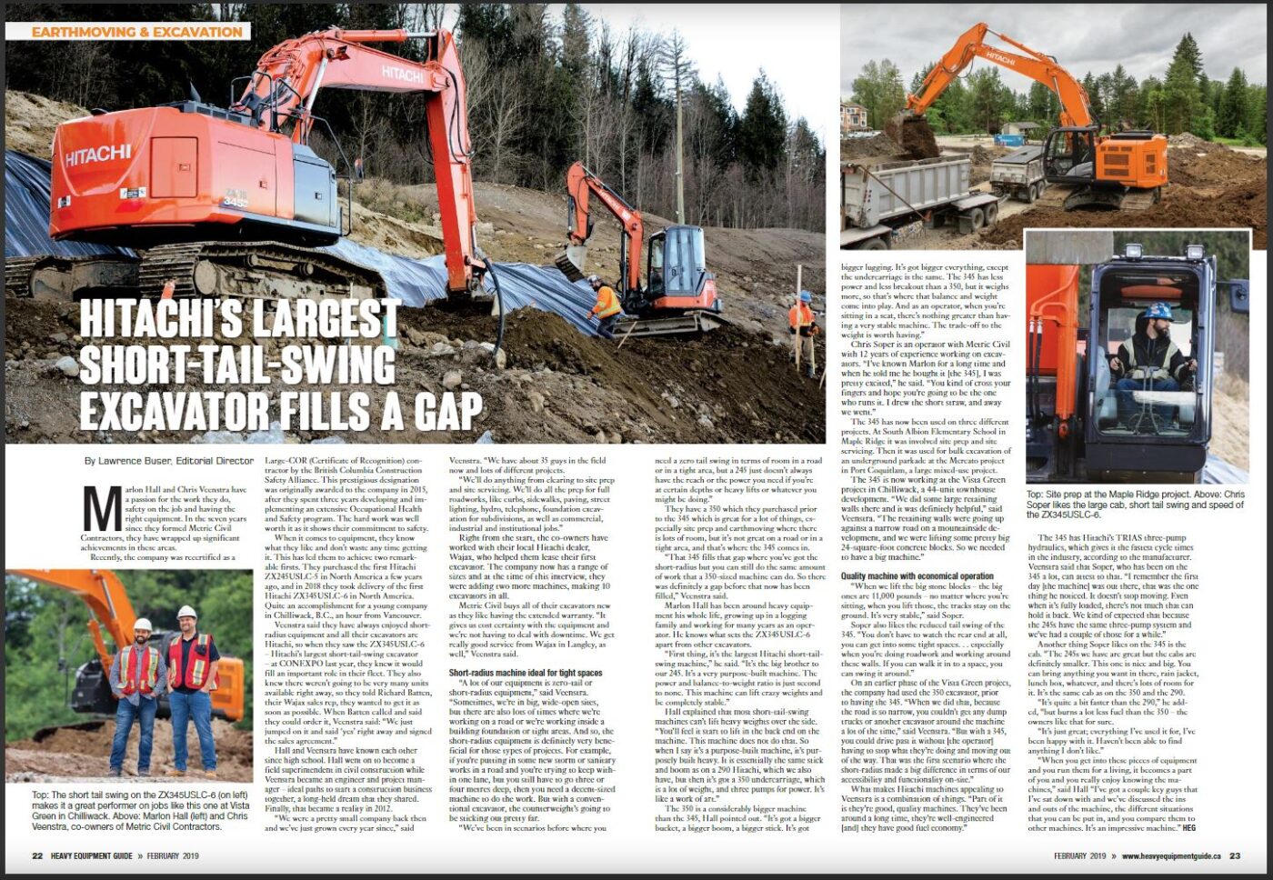 Blog Metric Excavator Featured in Heavy Equipment Guide