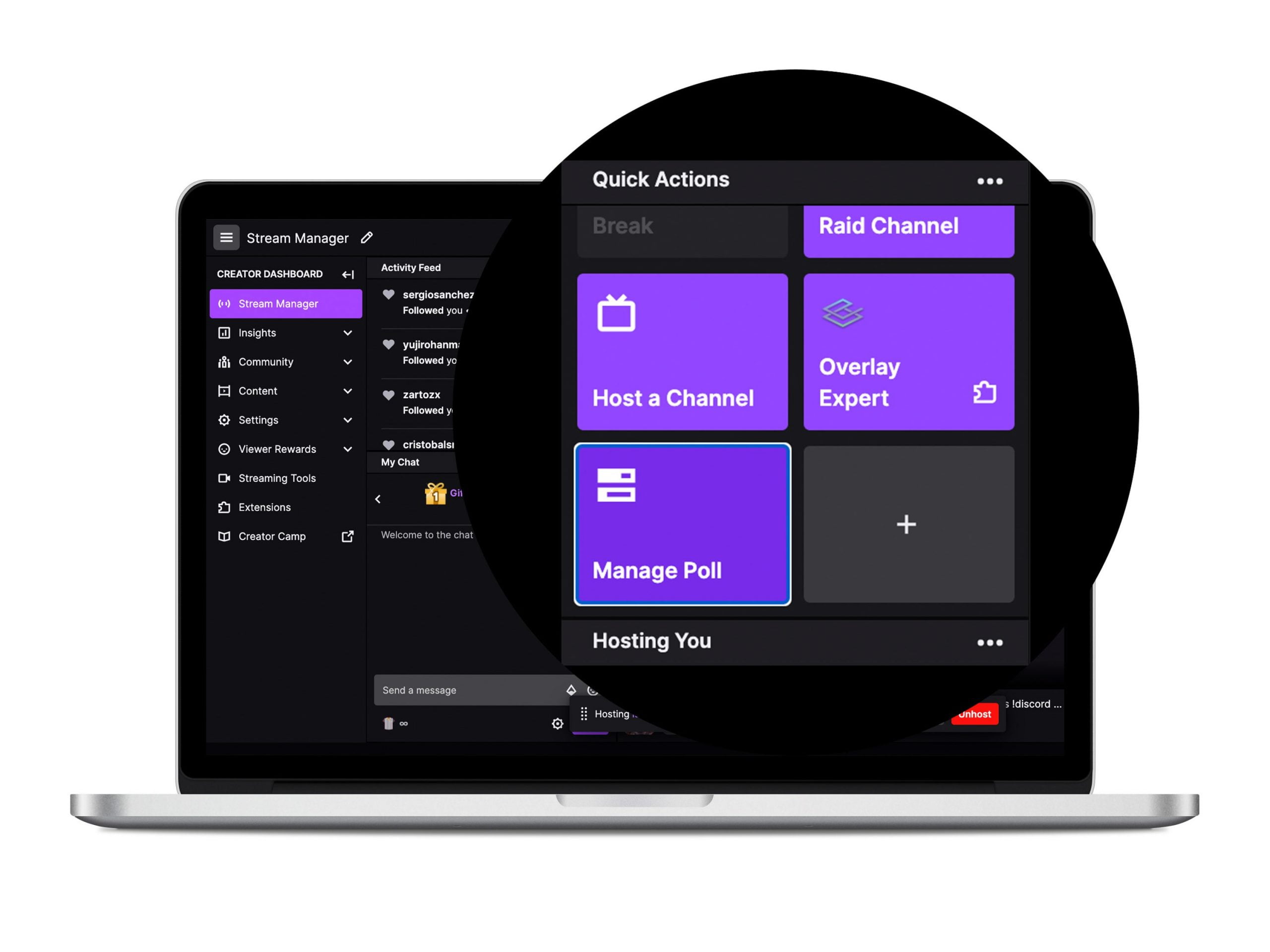 Twitch dashboard quiklasopa