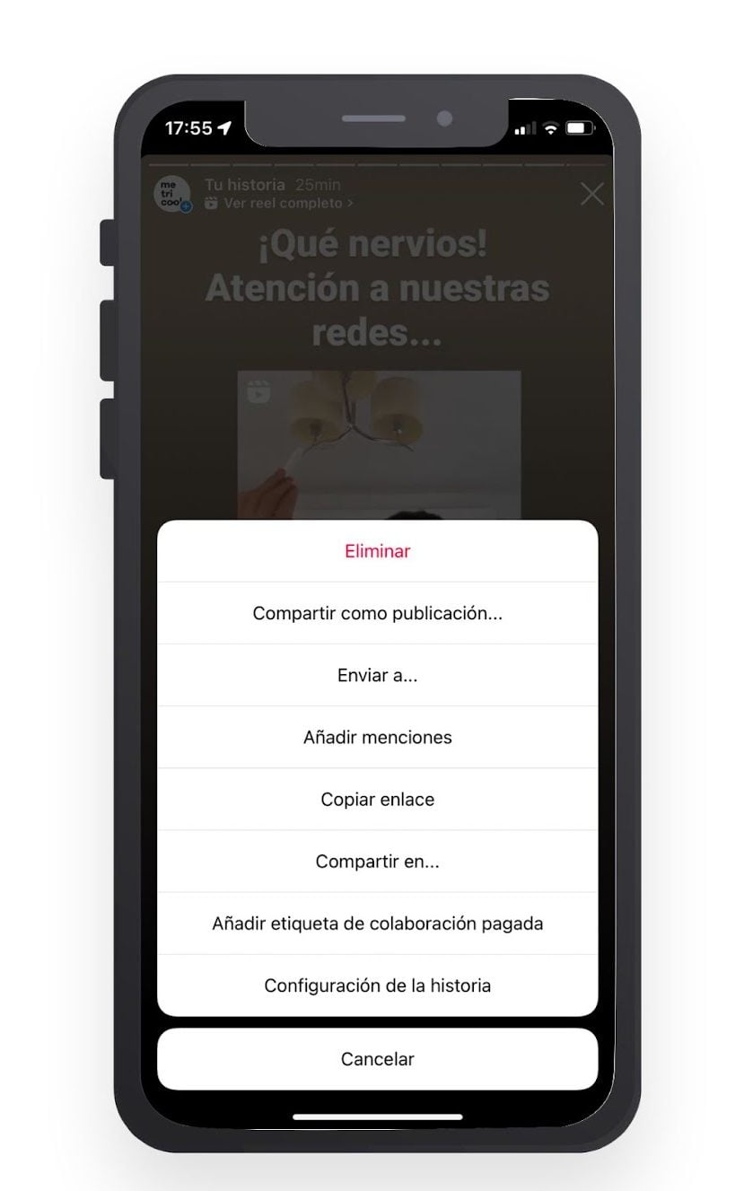 Cómo editar una story de Instagram ya publicada