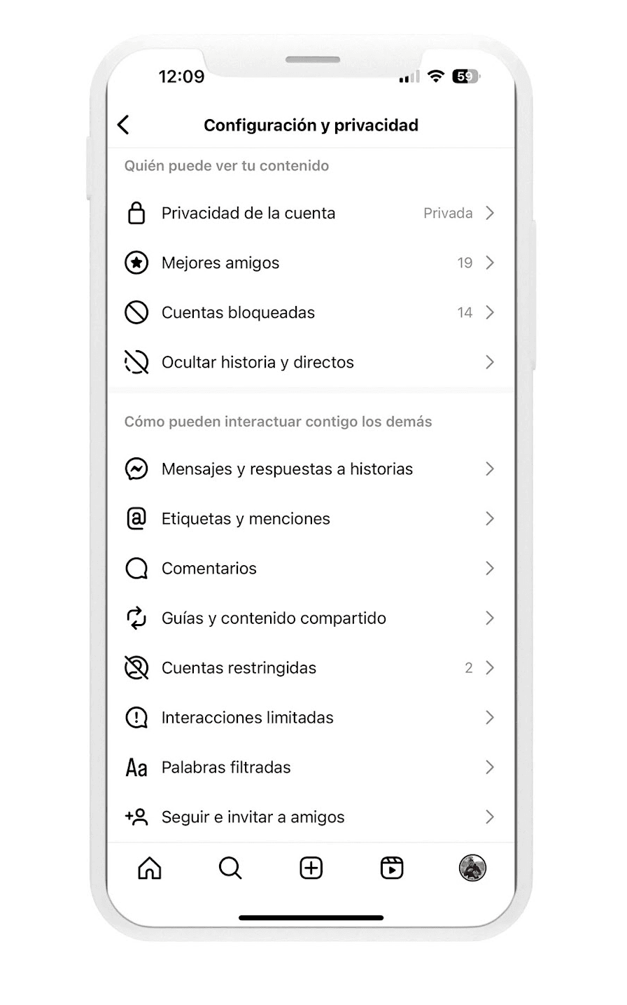 Cómo tener tu cuenta privada de Instagram