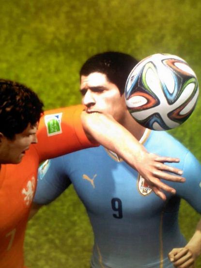 Luis Suarez 'trolled' by Fifa 15 game after World Cup biting scandal