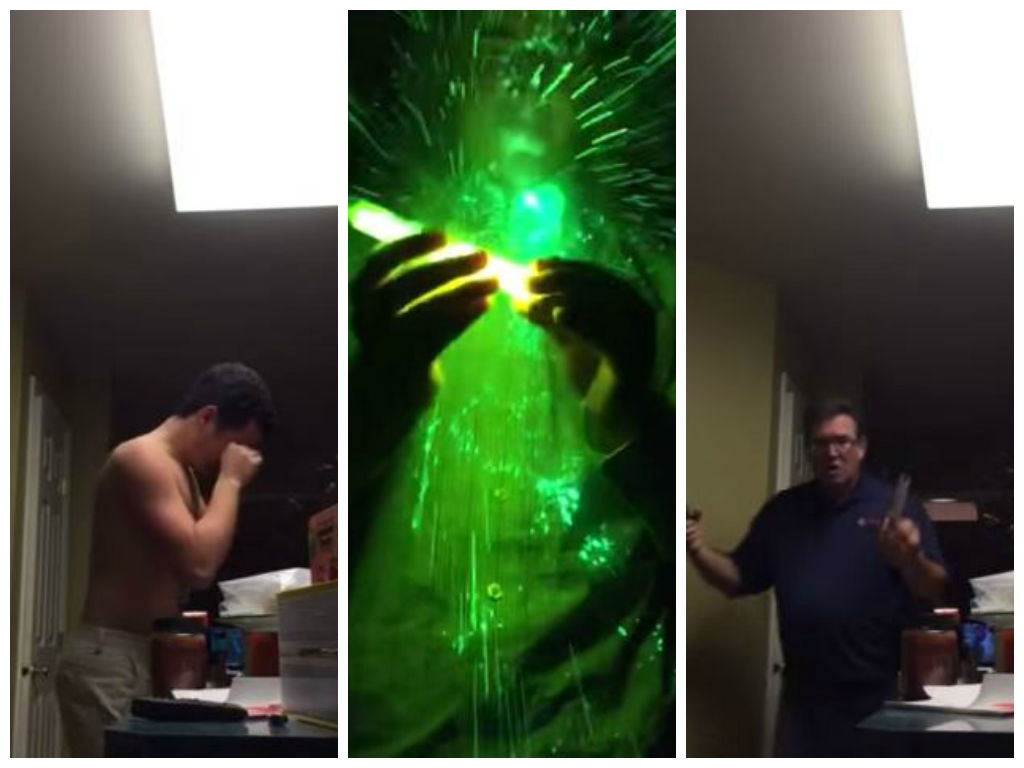 Glow stick blows up in kid's face in video posted on YouTube Metro News
