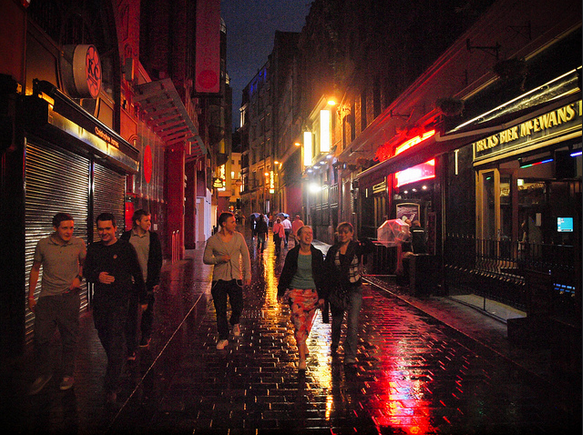 Get Liverpool City Centre Nightlife Gif