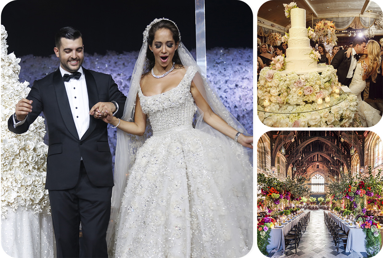 World's most expensive extravagant weddings according to Wendy Daoud El