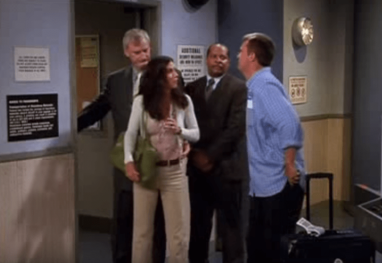 Deleted airport scene from Friends has got the going nuts