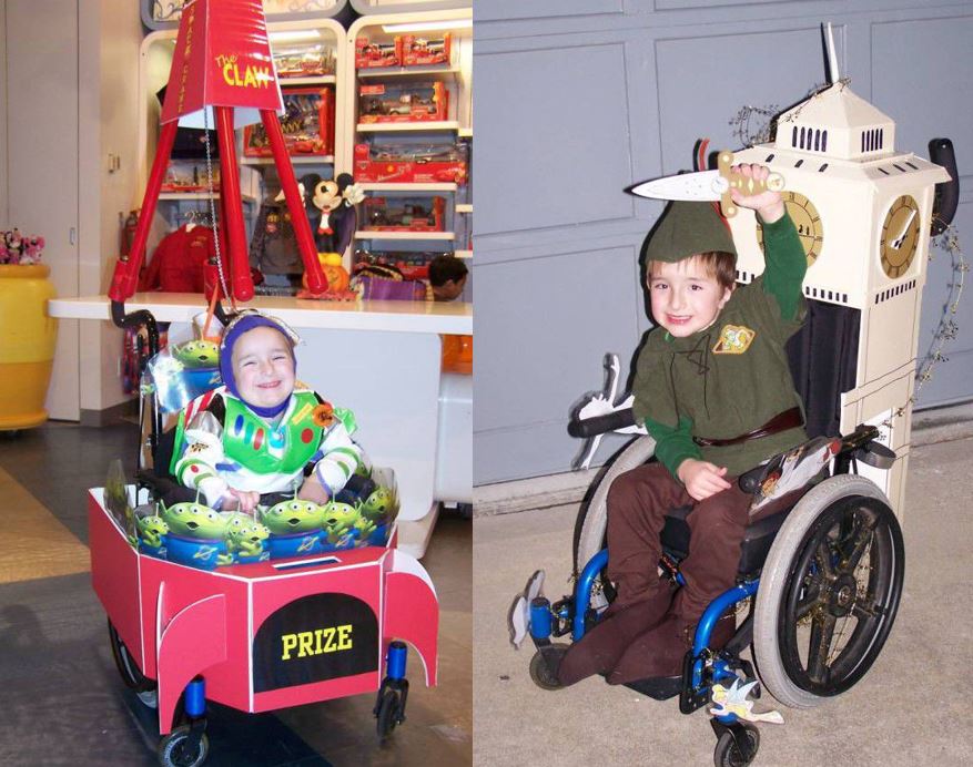 Walkin' & Rollin' make wheelchair costumes for children with