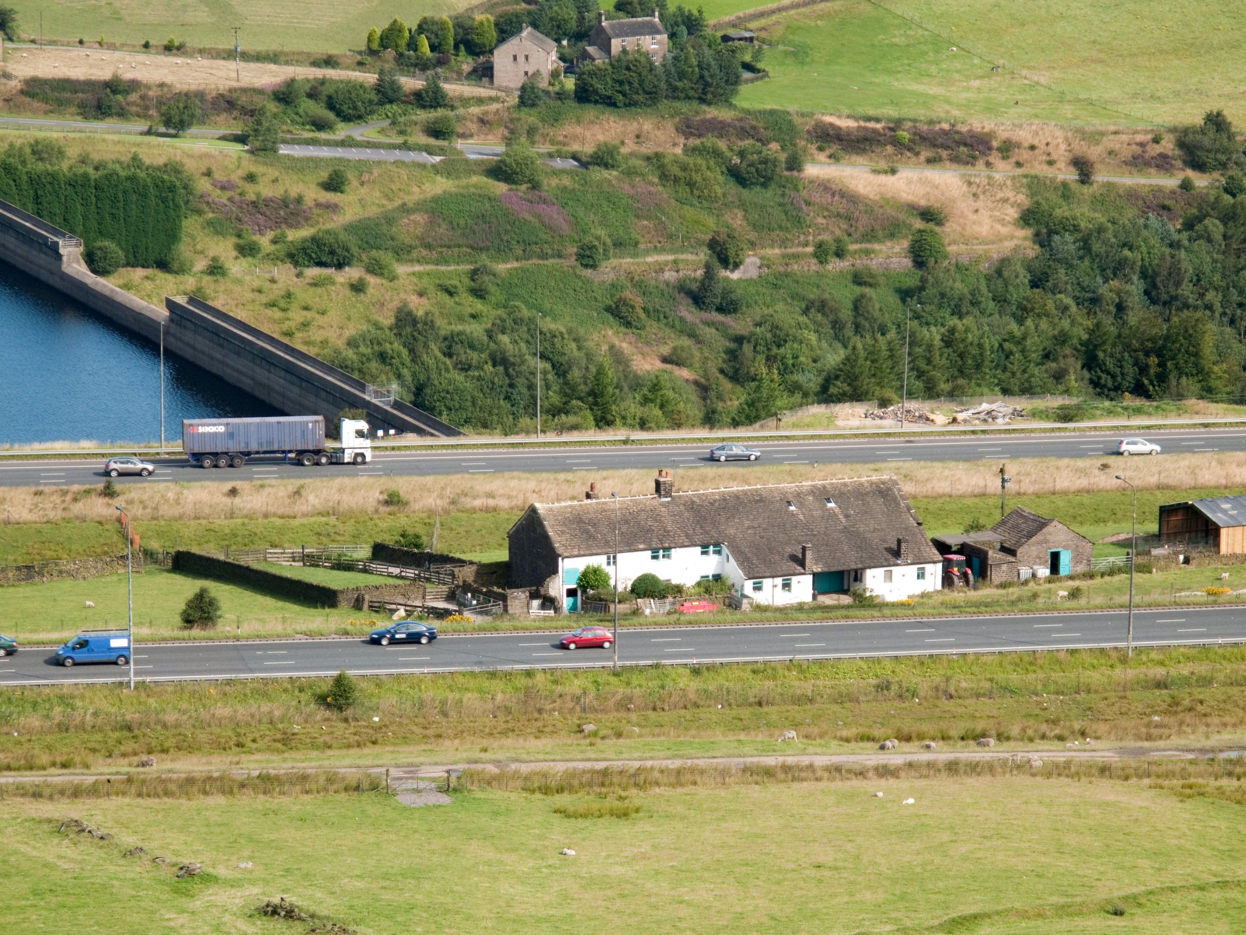 Why Did They Build A House Right In The Middle Of The M62 Near