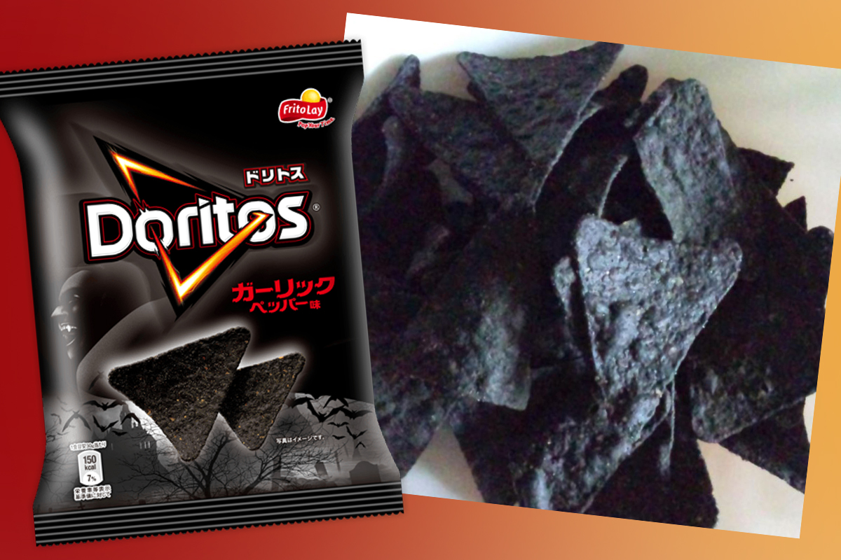 Doritos have launched black garlicflavoured Doritos for Halloween