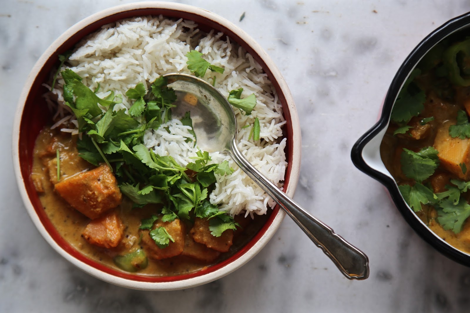 Vegan curry recipe How to make coriander, butternut squash and green tomato vegan curry Metro