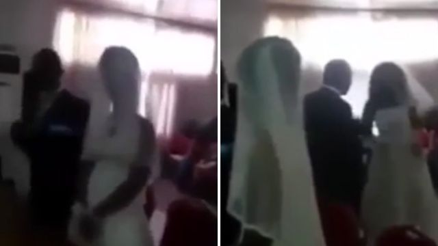 Groom's lover walks into his wedding wearing same dress as bridetobe World News Metro News