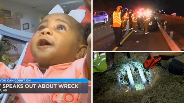 Baby ejected from car found alive 25 feet away in storm drain Metro News