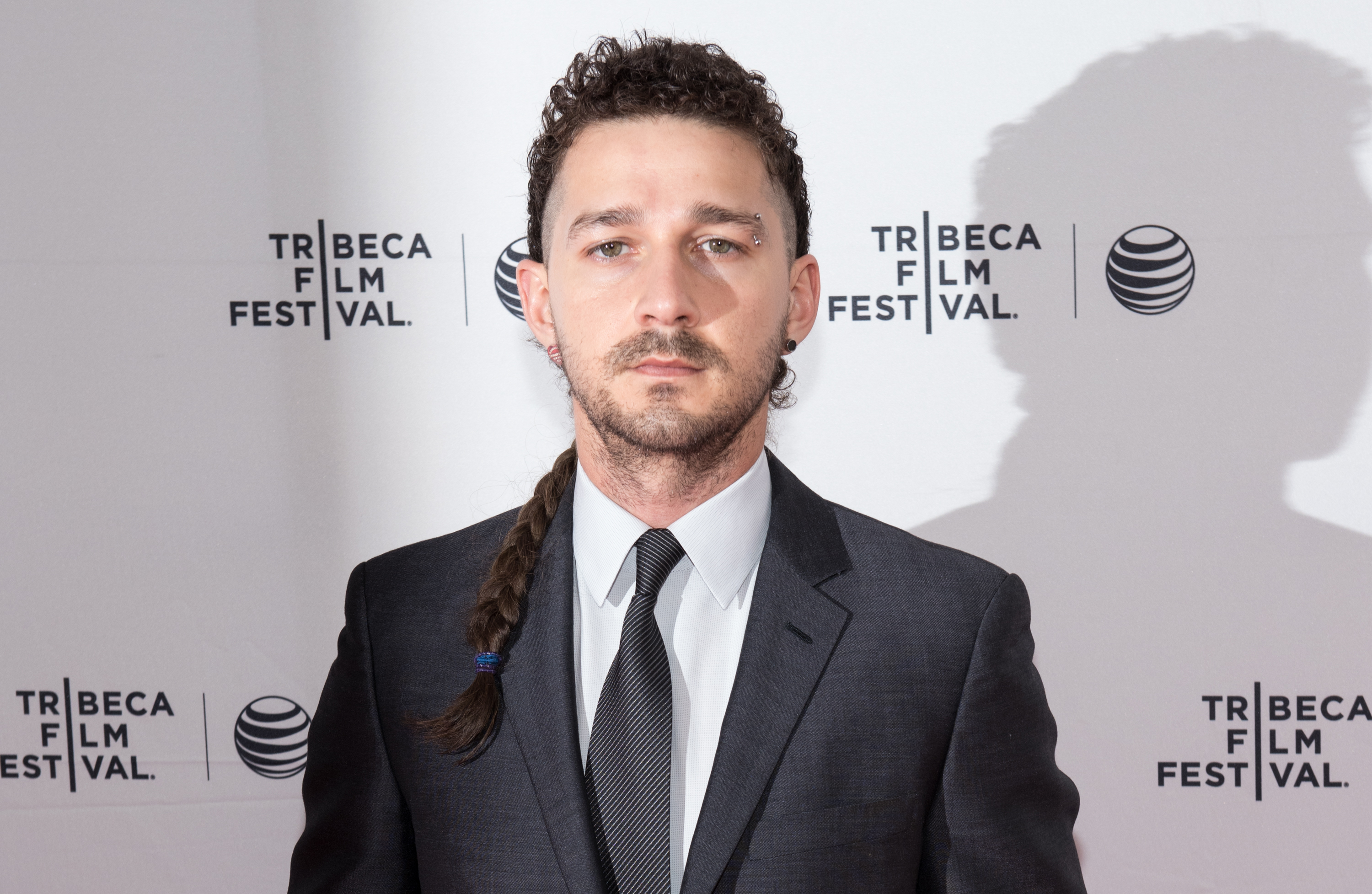 Shia LaBeouf’s live art Trump protest gets help from Jaden Smith HE