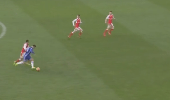 Chelsea v Arsenal: Eden Hazard destroys Francis Coquelin ...