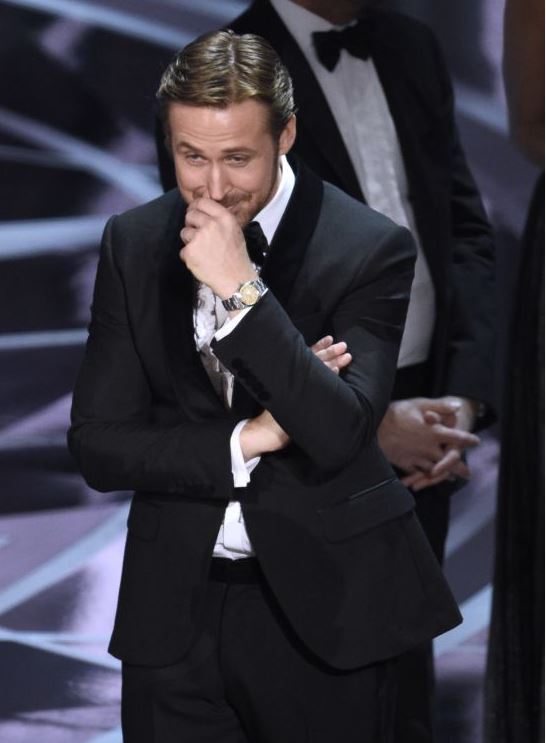 How Ryan Gosling reacted to Oscars 2017 best picture blunder Metro News