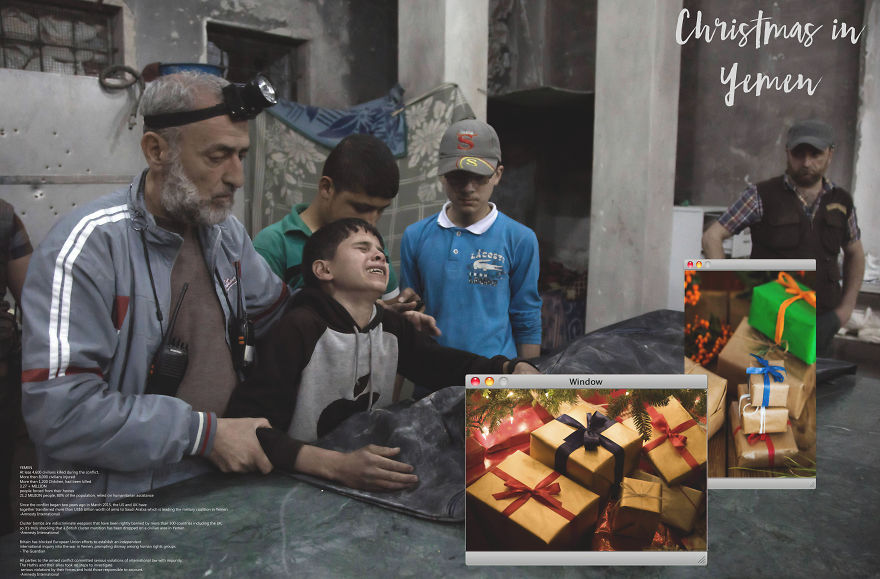 This photographer created billboards to show the brutal reality of