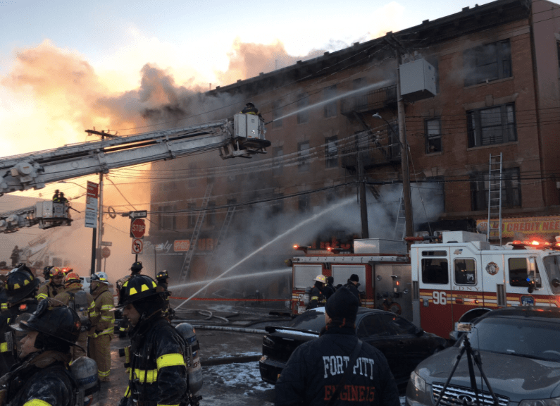 16 injured as huge blaze rips through New York City apartments Metro News