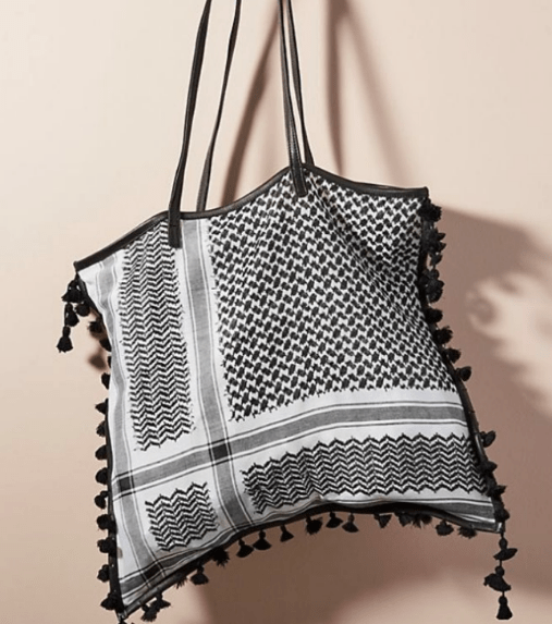Anthropologie accused of cultural appropriation for creating an 'En Shalla Tapestry Tote