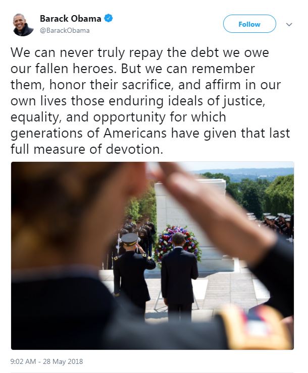 Donald Trump accused of paying the worst Memorial Day tribute in