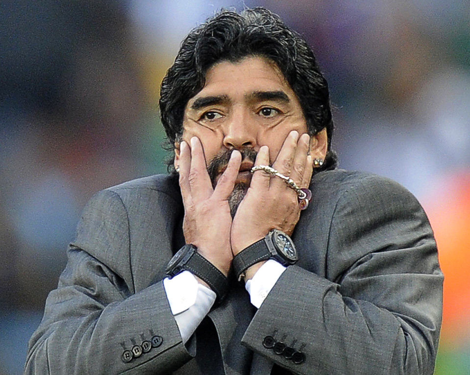 Why does Diego Maradona wear two watches? Metro News