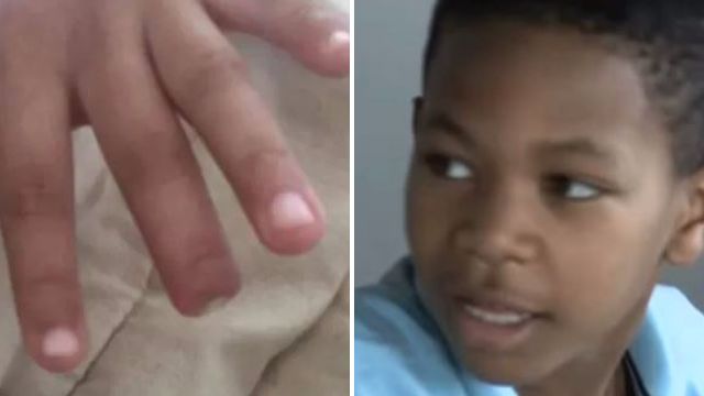 Teacher 'chopped off pupil's fingertip by slamming door on his hand