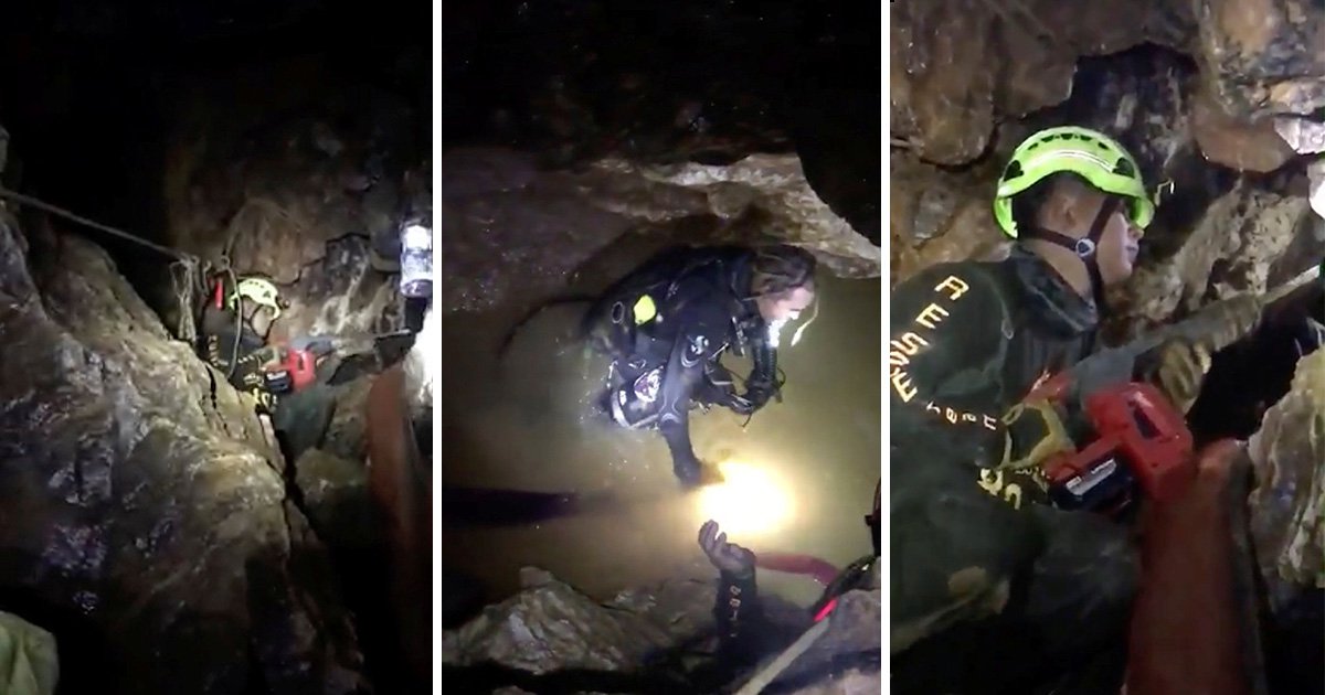 Boys trapped in Thailand cave will be freed by divers from across the