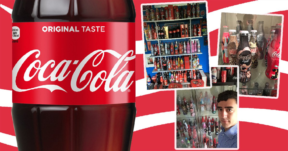 I'm Your Biggest Fan CocaCola fan who spent £500 on one bottle of