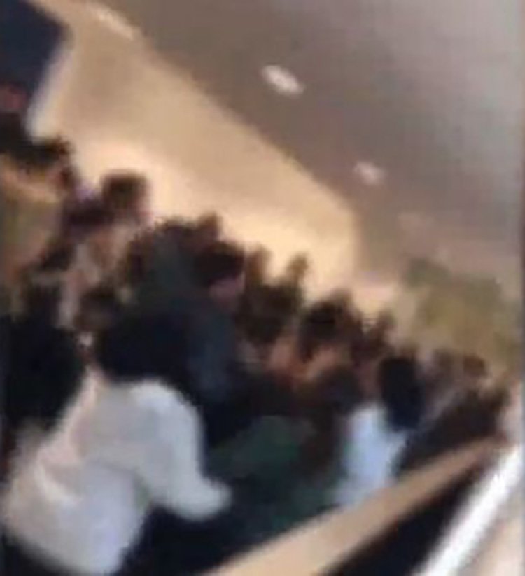 Footage of a 'Thursday fight' at Starbank School