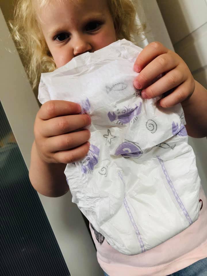 Mum shares embarrassing problem with Sainsbury's crab patterned nappies