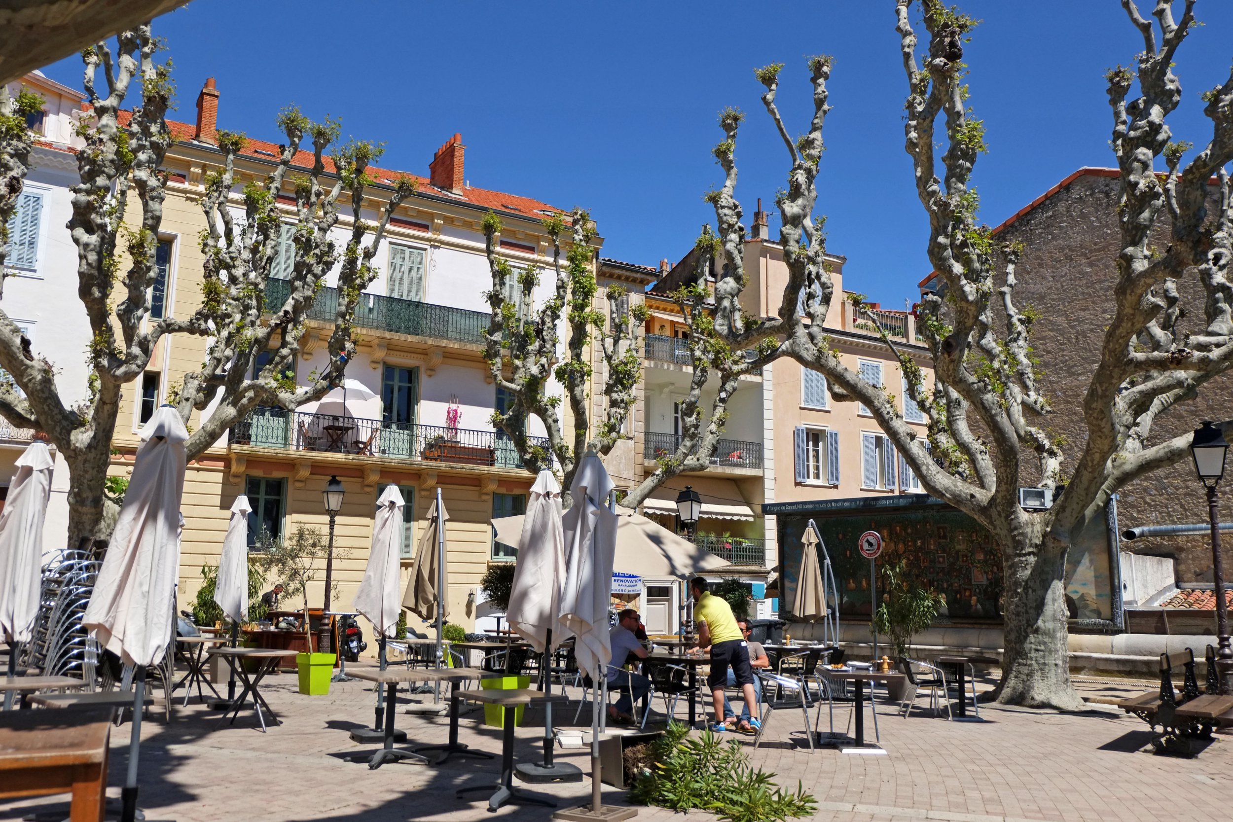 La place Bellevue du Cannet