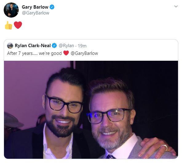 Gary Barlow tweet