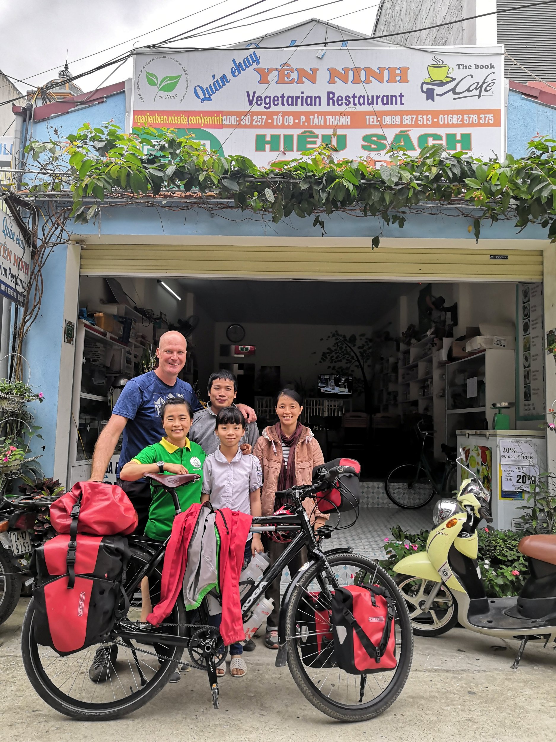 Ian Finlay, 52 who is cycling 28,000 miles around the world