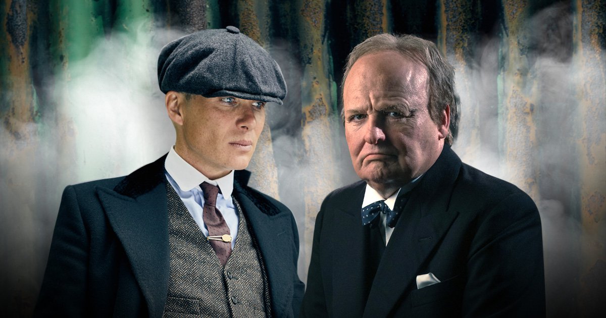 Peaky Blinders season 6 Winston Churchill behind Tommy Shelby ambush