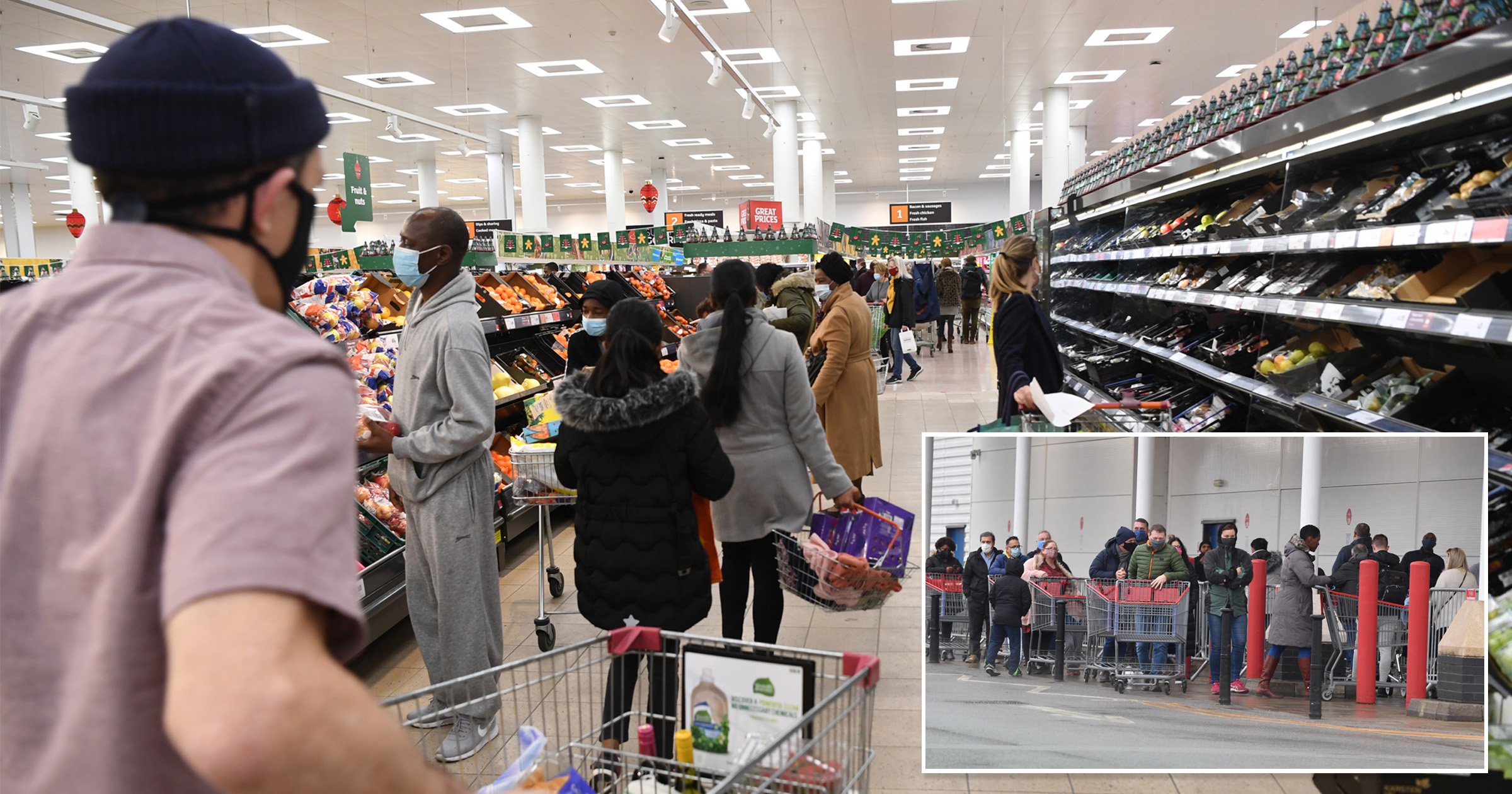 Supermarkets told to limit customers over fears lockdown rules being