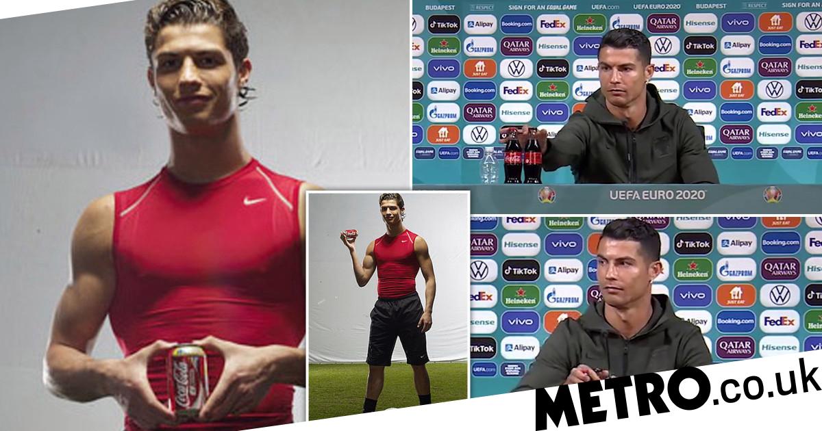 Euro 2020 Cristiano Ronaldo's Coke advert resurfaces after viral clip