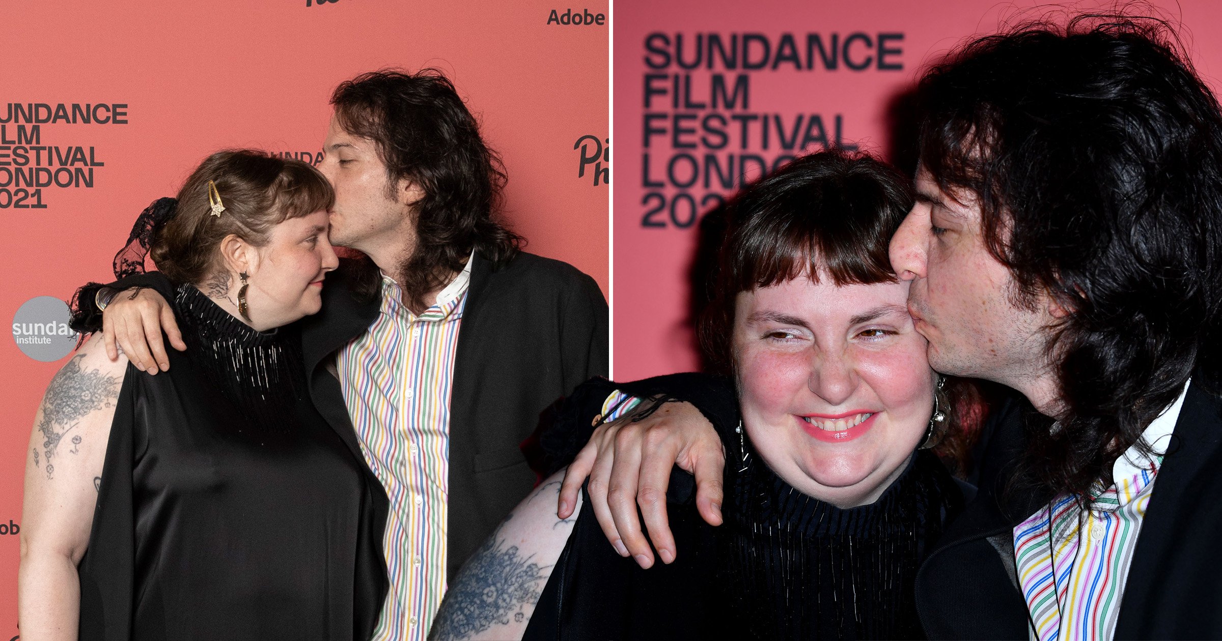 Lena Dunham and boyfriend lovedup as they make red carpet debut