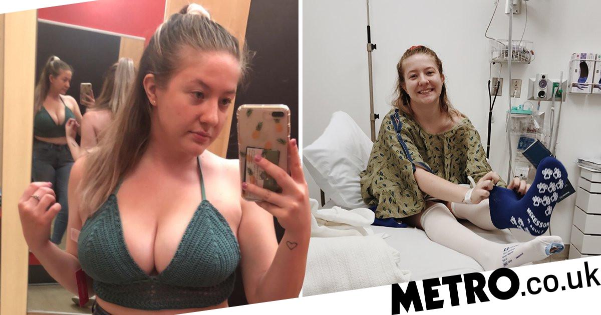 Woman gets £7,000 breast reduction but is stunned after they grow back
