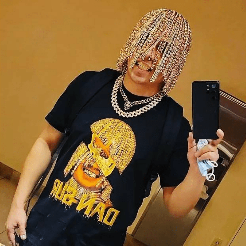 Rapper Dan Sur gets gold chain hooks surgically implanted into scalp