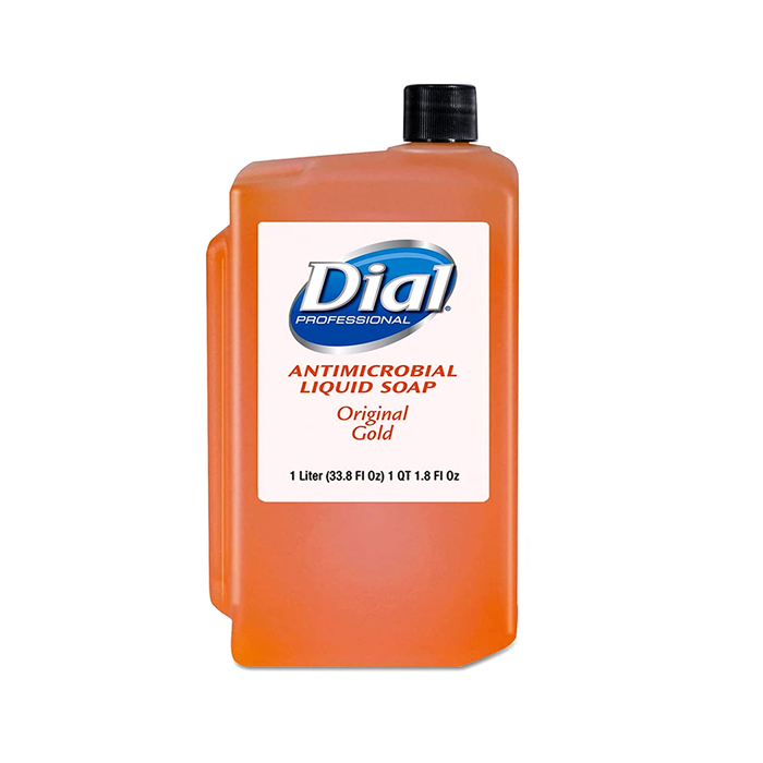 DIAL GOLD ANTIMICROBIAL LIQUID HAND SOAP FOR MANUAL DISP LITER