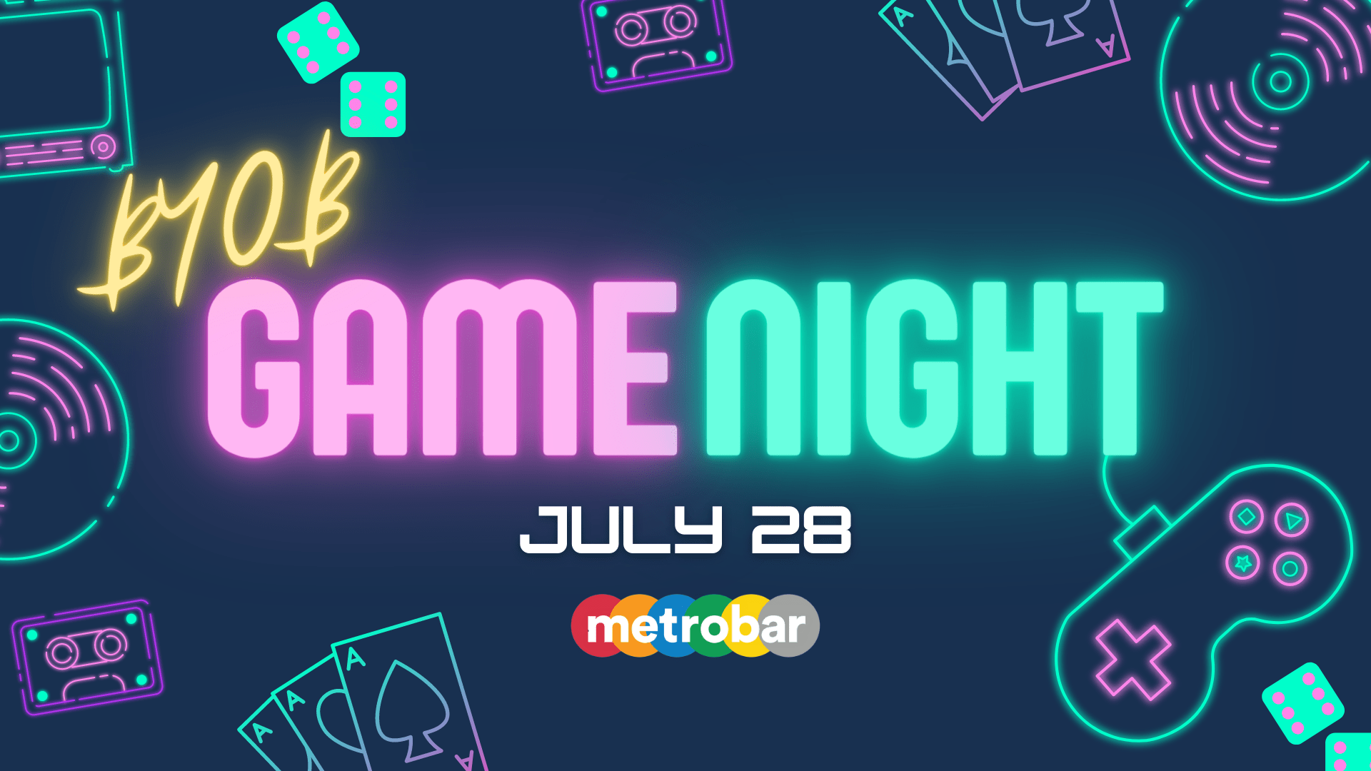 metrobar BYO Board Game Night at metrobar