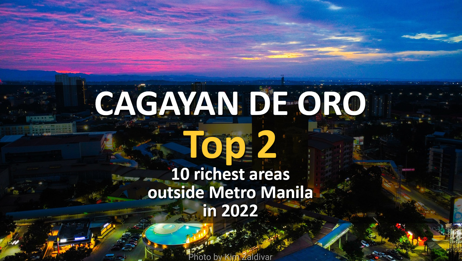 PROGRESS WATCH Cagayan de Oro is 2nd richest city outside Metro Manila in 2022 PROGRESS WATCH