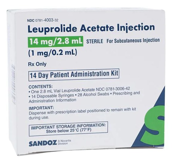 Leuprolide Acetate 2 Week Kit Injection Metro Drugs