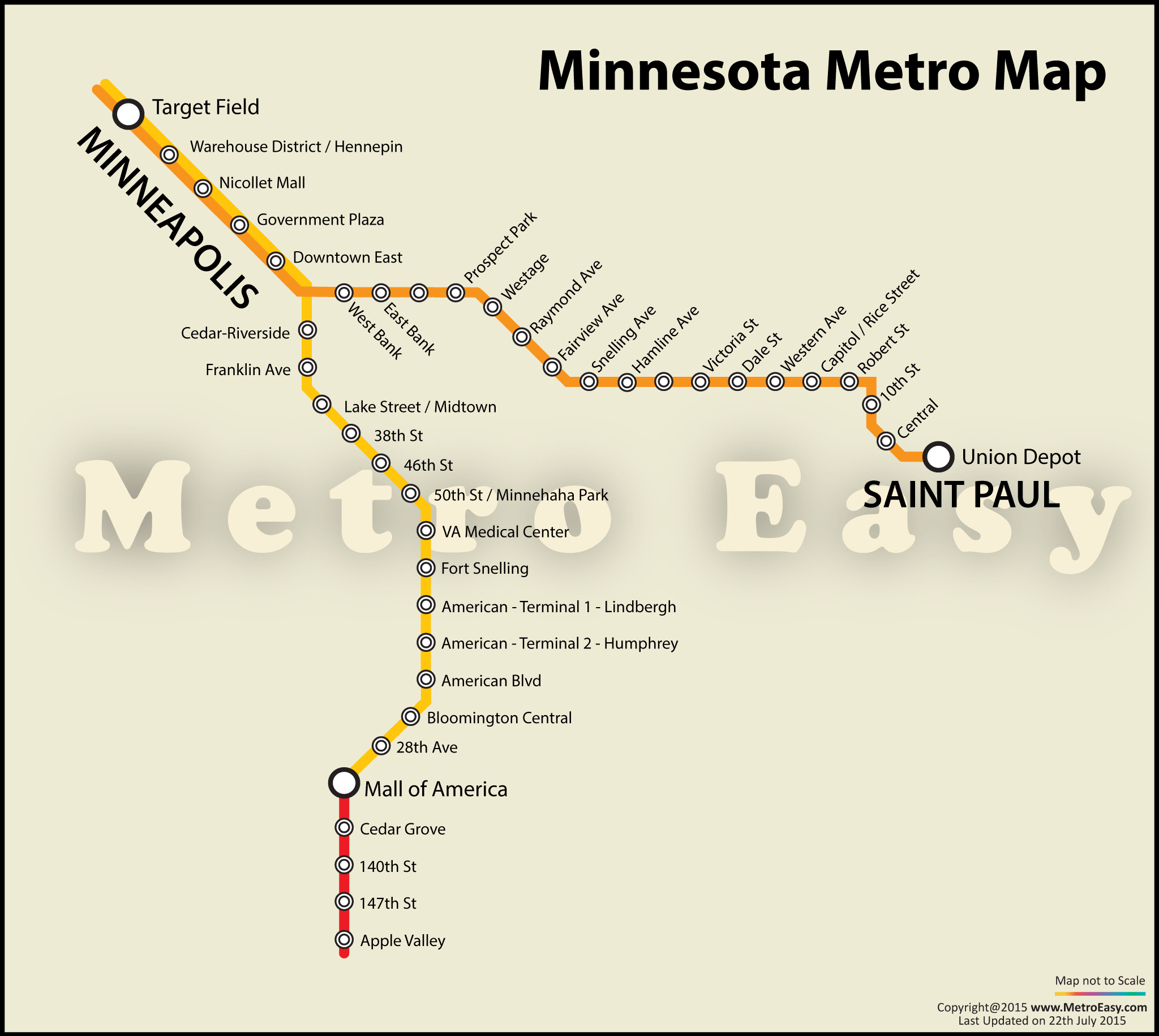 Minnesota Metro — Map, Lines, Route, Hours, Tickets