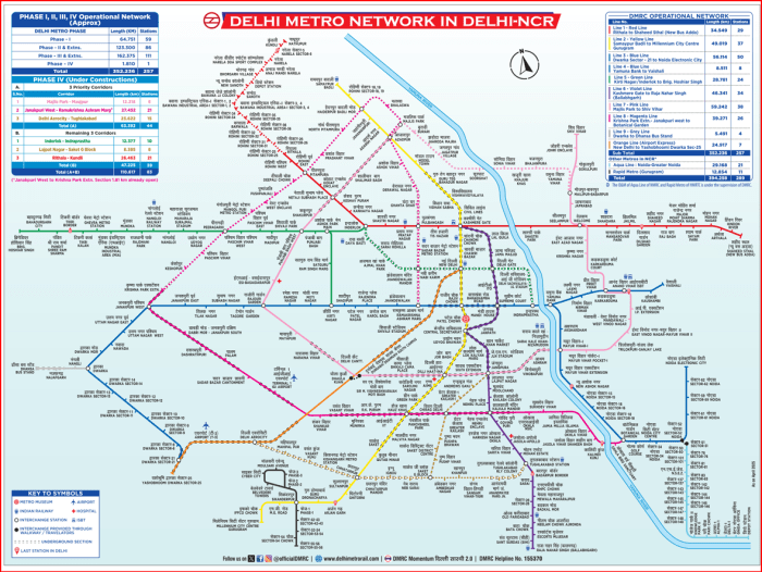 Printable New Delhi Metro Map for Travelers Best home remedy for poison ivy