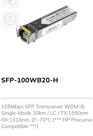 100Mbps SFP Transceiver Modules - Metromatics