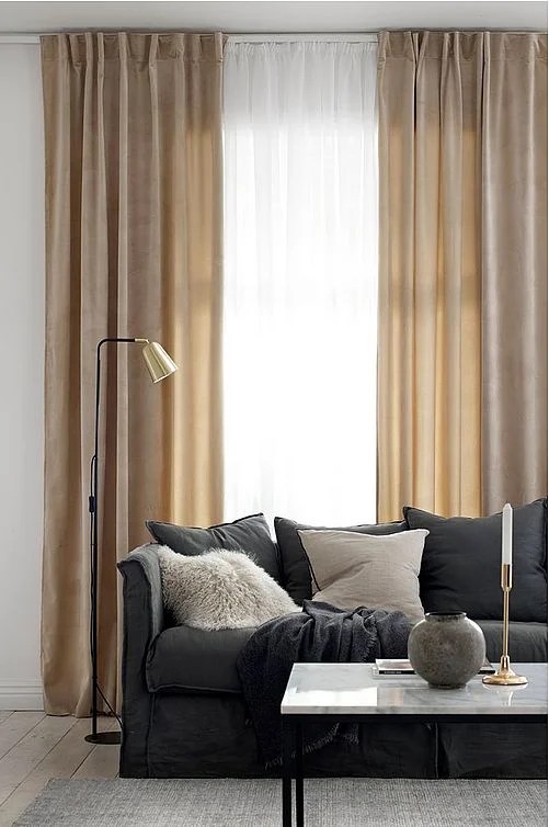 Ellos Gardinskena Gardiner från tak till golv så gör du det själv Metro Mode